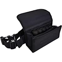 CLAIRE-FONCET Riñonera de Camarero de lona negra- Monedero de Camarero-1 bolsillo zip interior- incluido Dispensador…